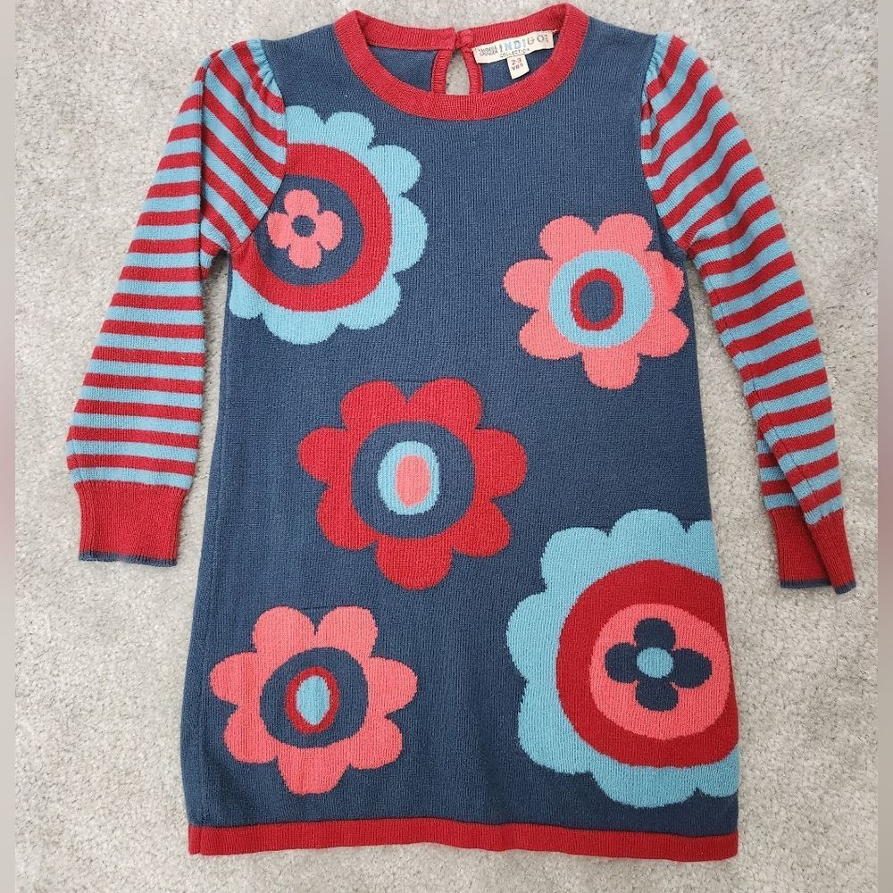 Colorful Floral Kids Dress